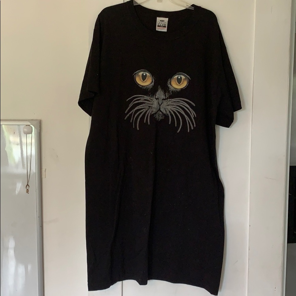 Long kitty cat 🐈 shirt dress